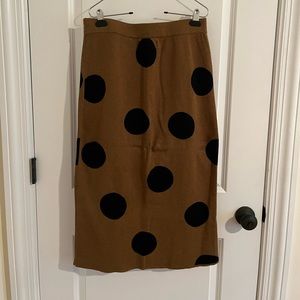 Who What Wear Knit Midi Skirt